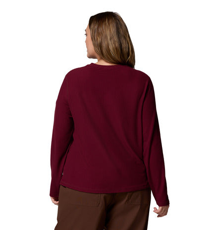 Columbia Brea Falls Grid Crew Long Sleeve