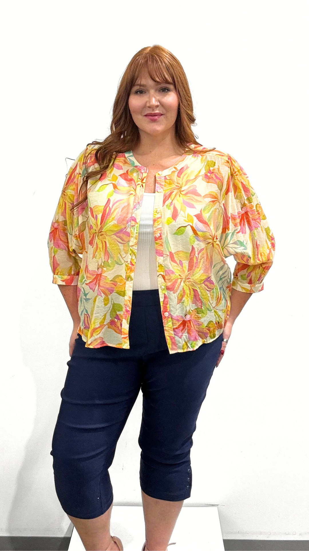 Tribal Dolman Sleeve Blouse