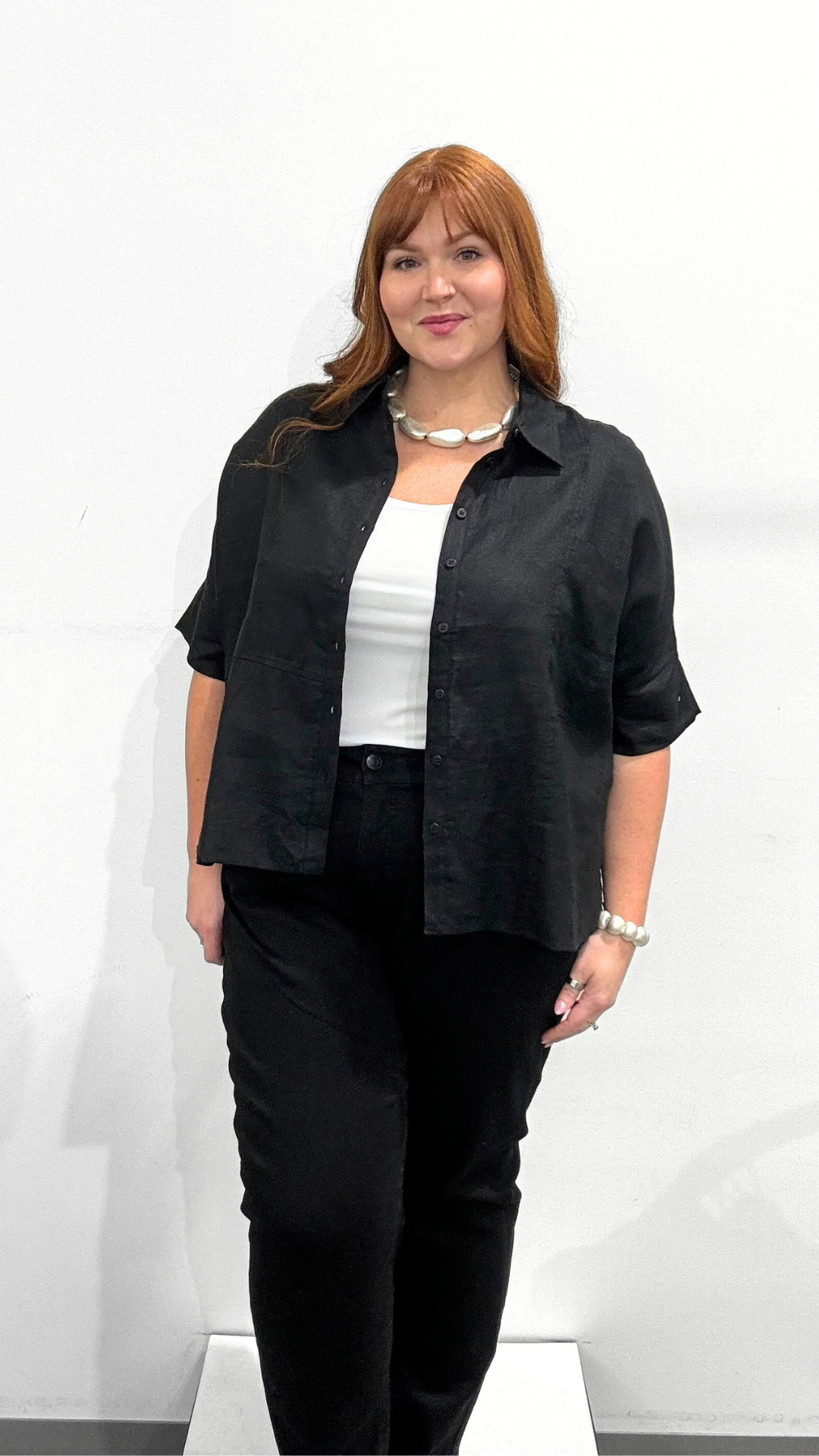 Tirelli Seam Detail Boxy Shirt