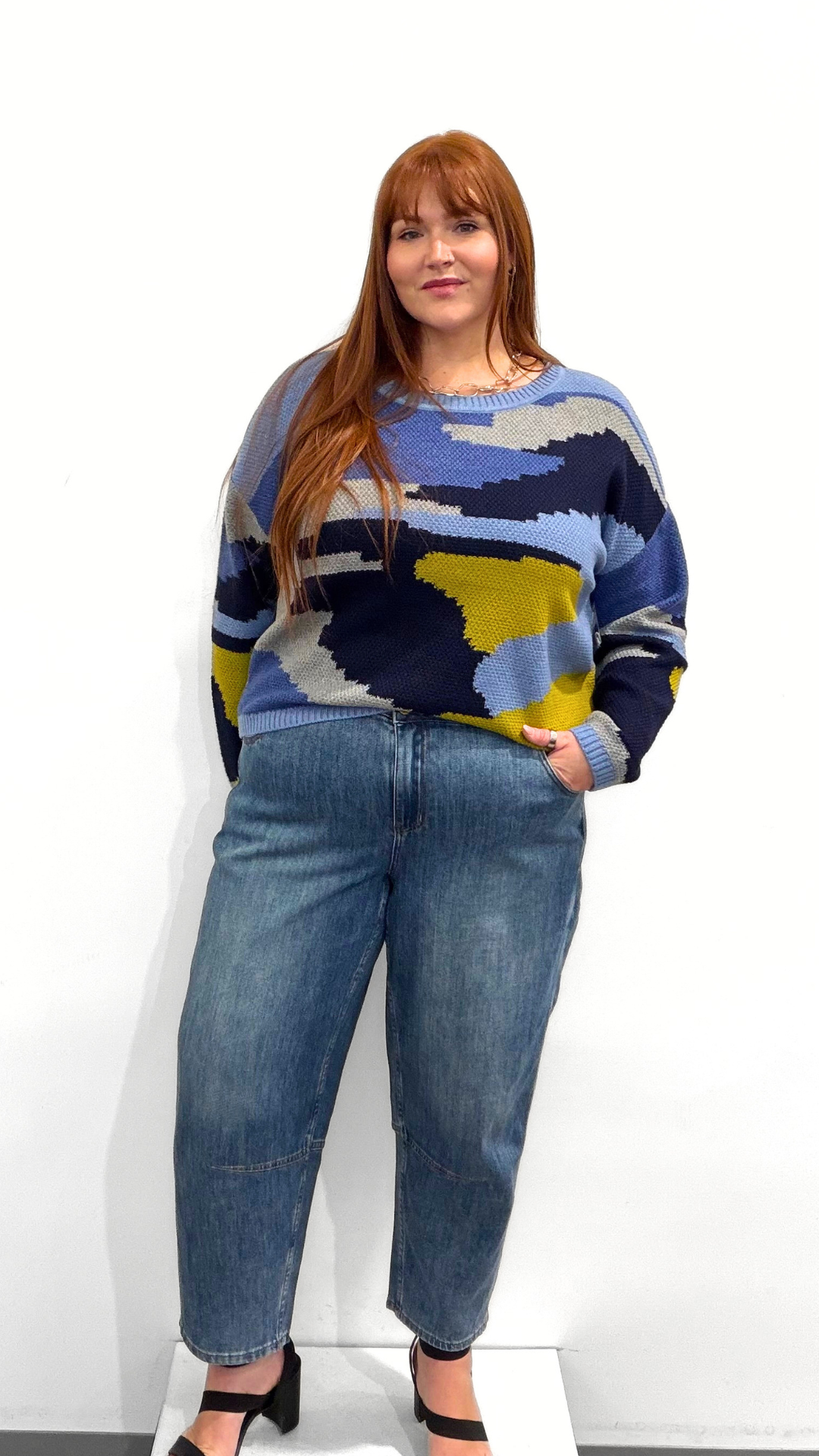 Tribal Long Sleeve Crew Sweater