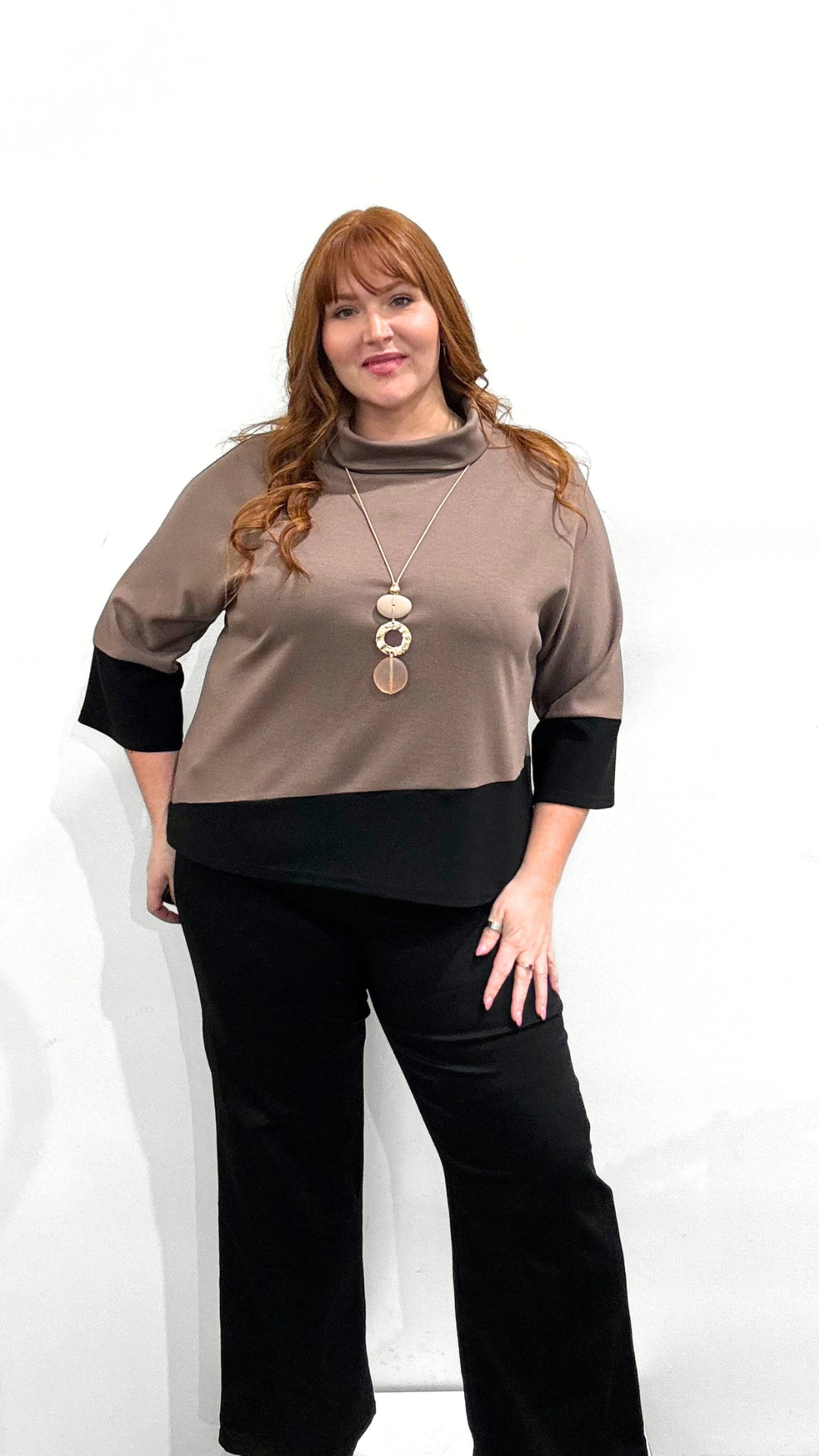 Joseph Ribkoff Scuba Colour Block Top