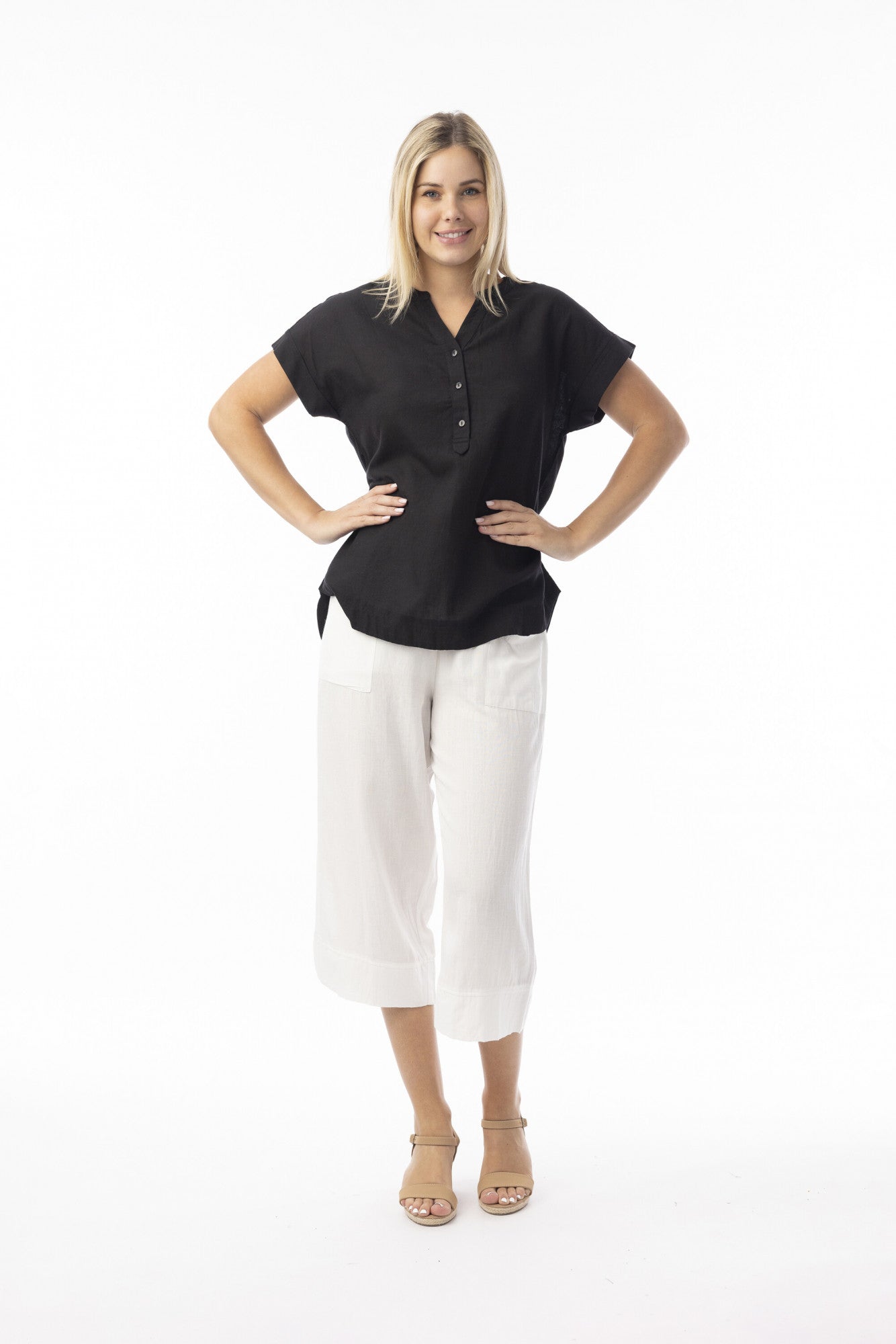Orientique V-Neck Top