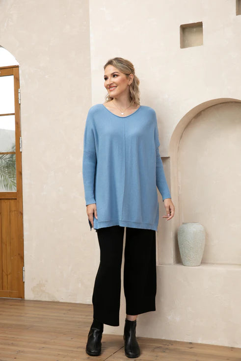 Orange Celeste Cashmere Sweater