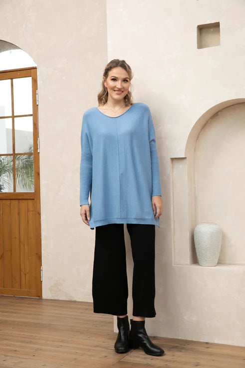 Orange Celeste Cashmere Sweater