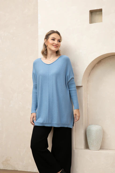 Orange Celeste Cashmere Sweater