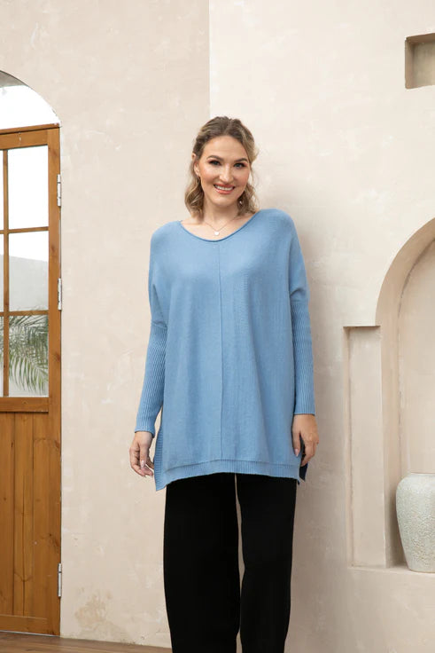 Orange Celeste Cashmere Sweater