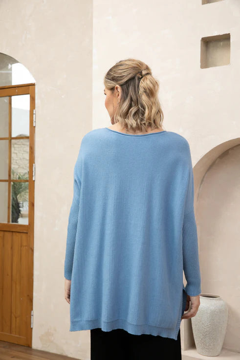 Orange Celeste Cashmere Sweater
