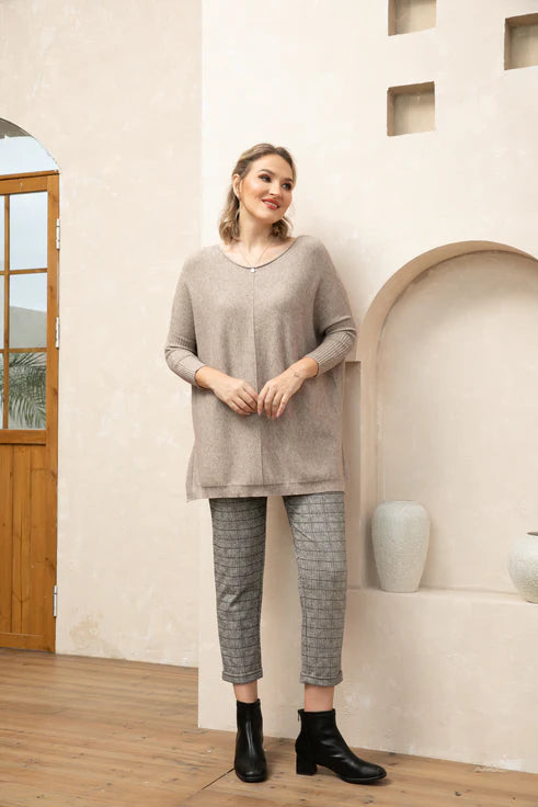 Orange Celeste Cashmere Sweater