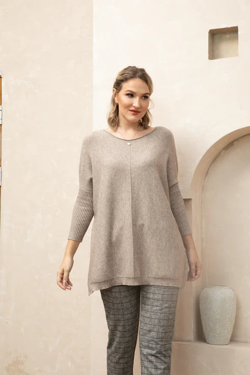 Orange Celeste Cashmere Sweater