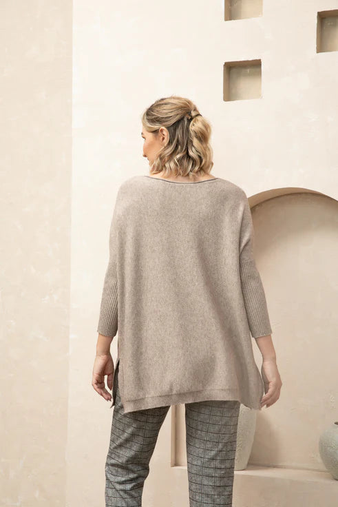 Orange Celeste Cashmere Sweater