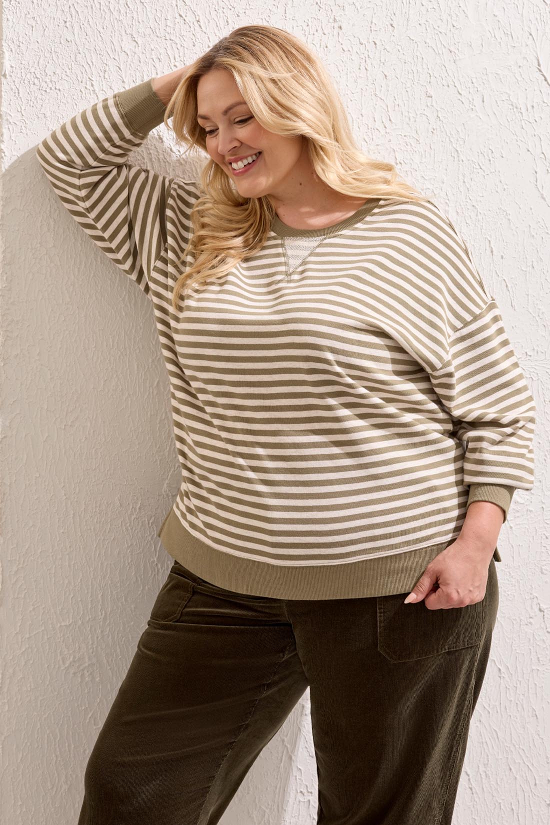 Tribal Stripe Sweatshirt