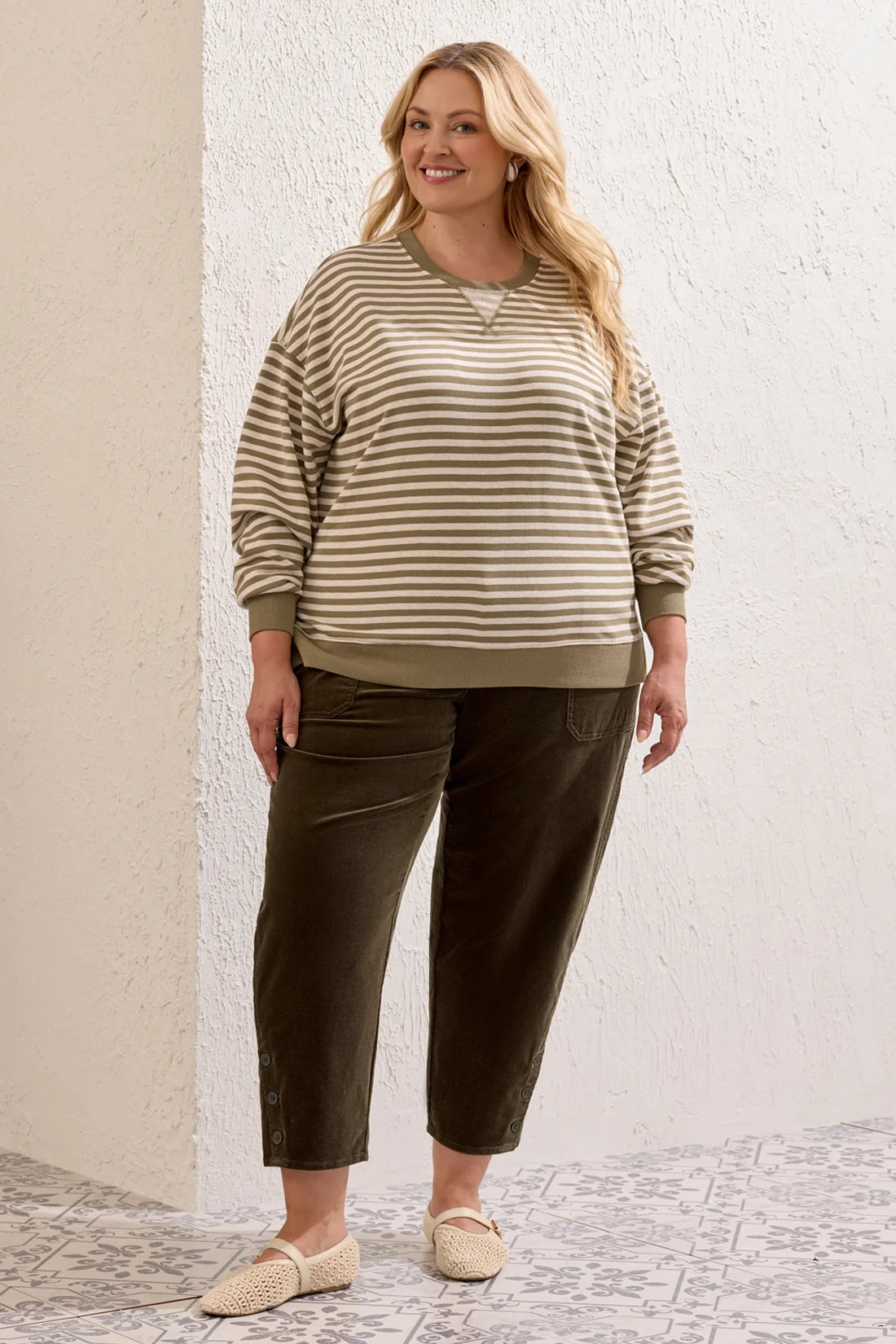 Tribal Stripe Sweatshirt