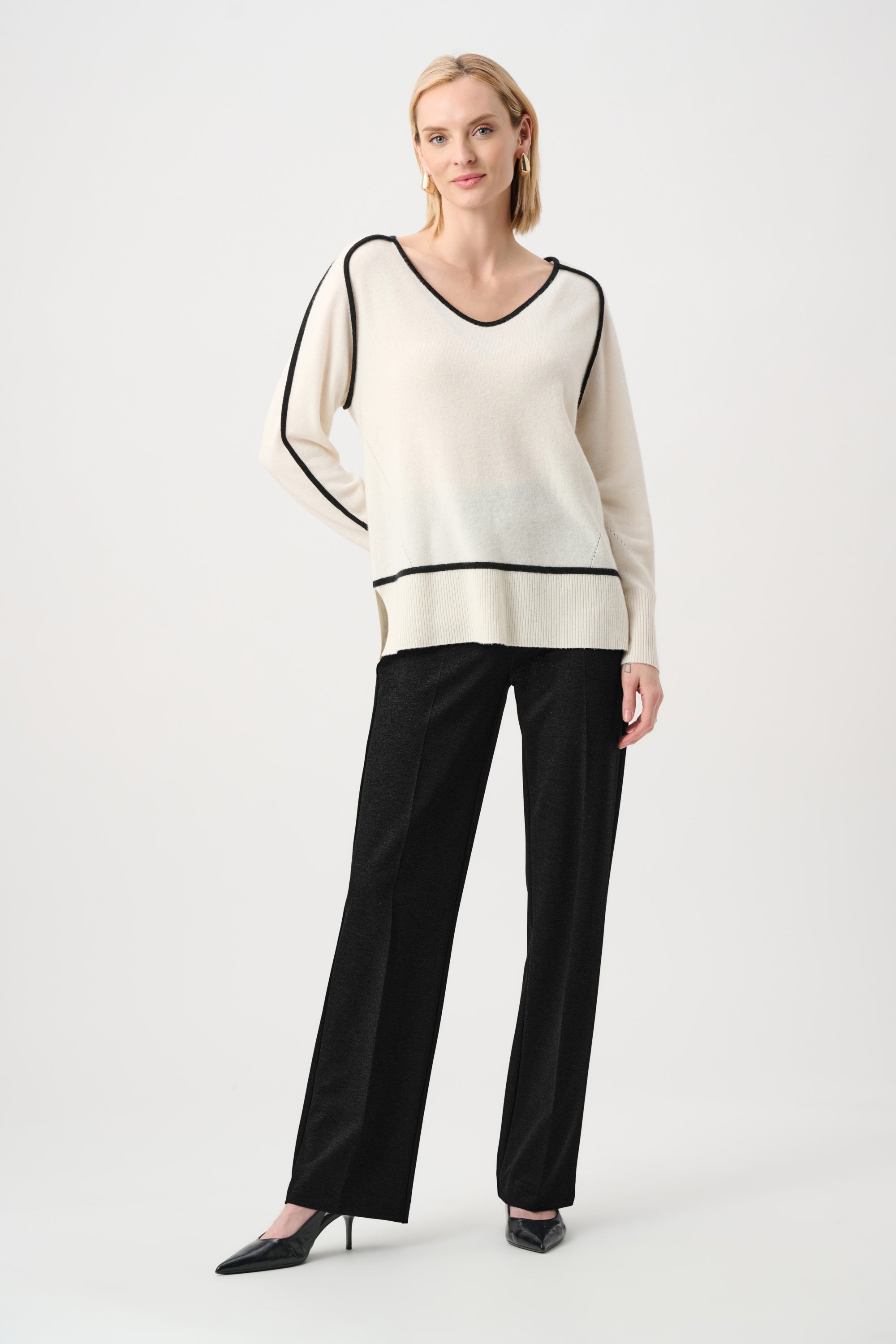 Joseph Ribkoff Lux Wide Leg Pant