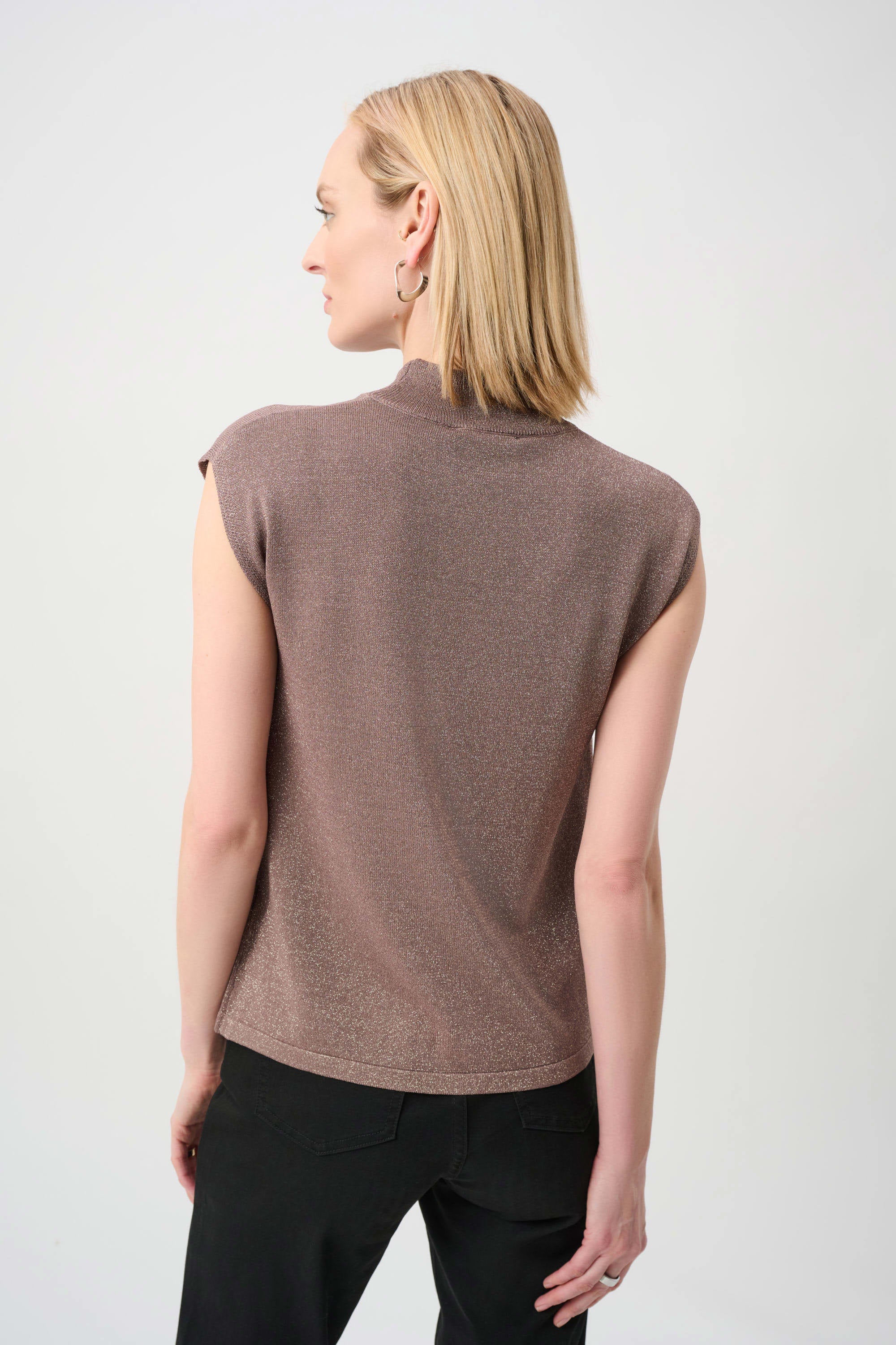 Joseph Ribkoff Sleeveless Mock Neck