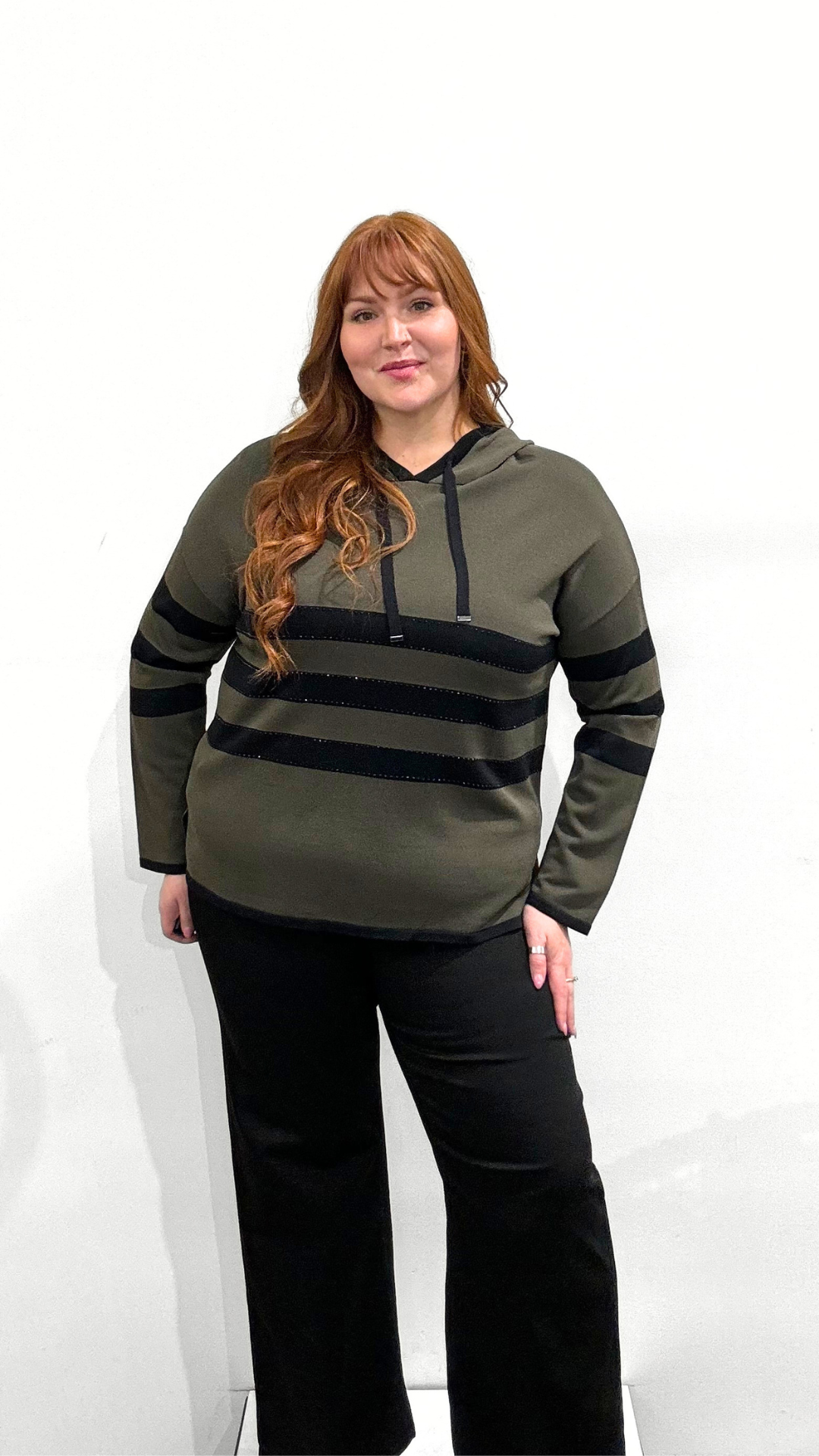 Joseph Ribkoff Hooded Top