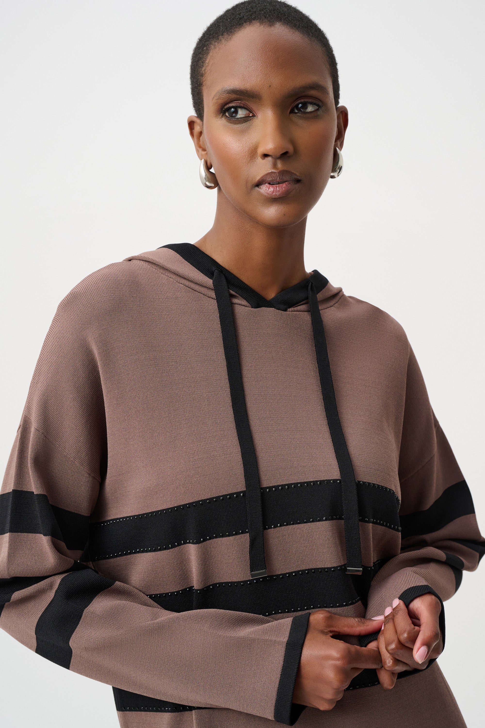 Joseph Ribkoff Hooded Top