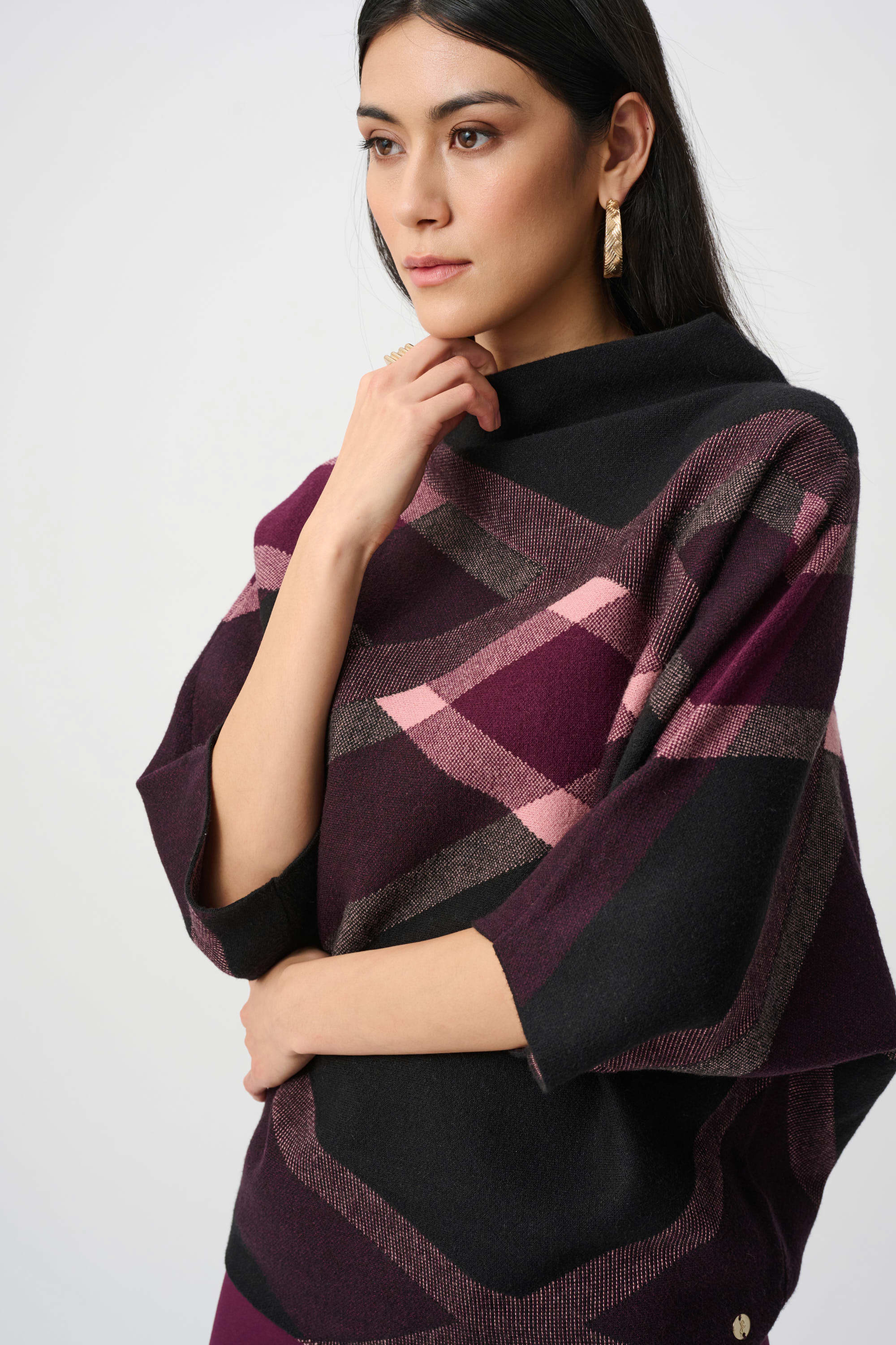 Joseph Ribkoff Mock Sweater