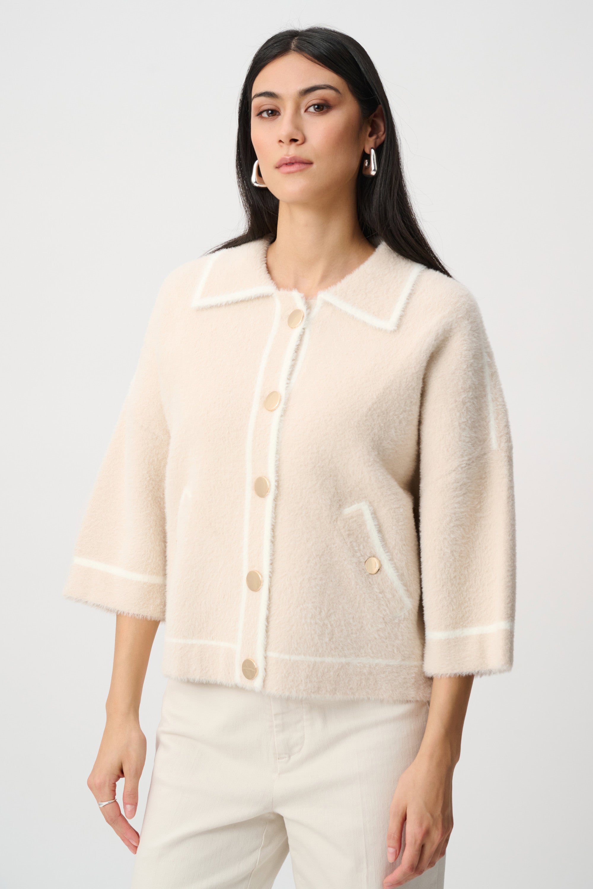 Joseph Ribkoff Boxy Sweater Jacket