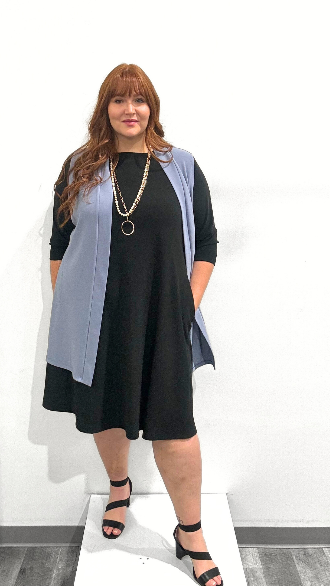 Sympli Soffio Crepe Trapeze Dress