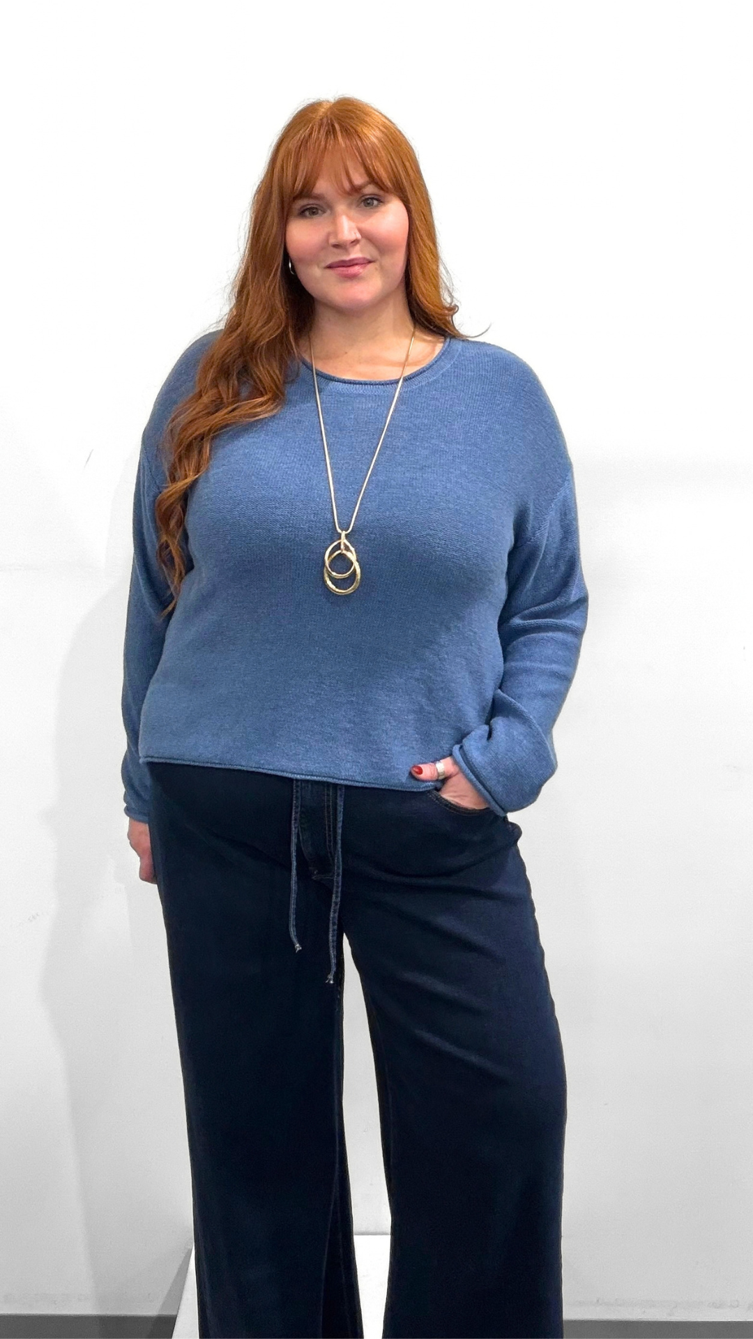 Orientique Cotton Slub Sweater
