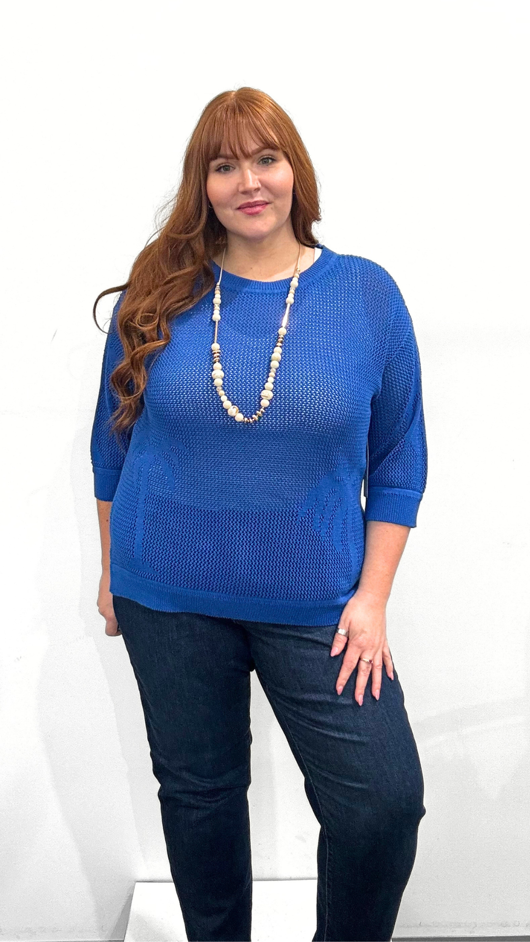 Tribal 3/4 Sleeve Sweater