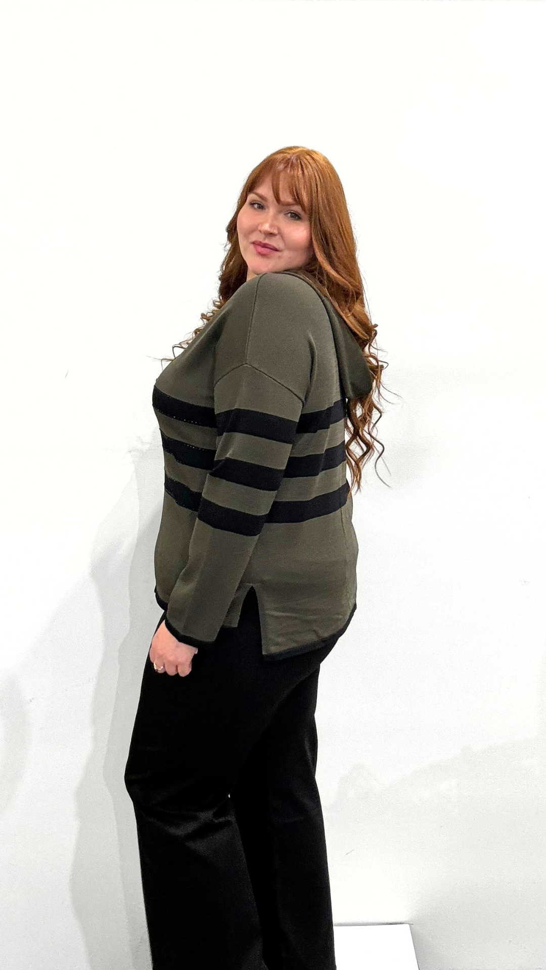 Joseph Ribkoff Hooded Top