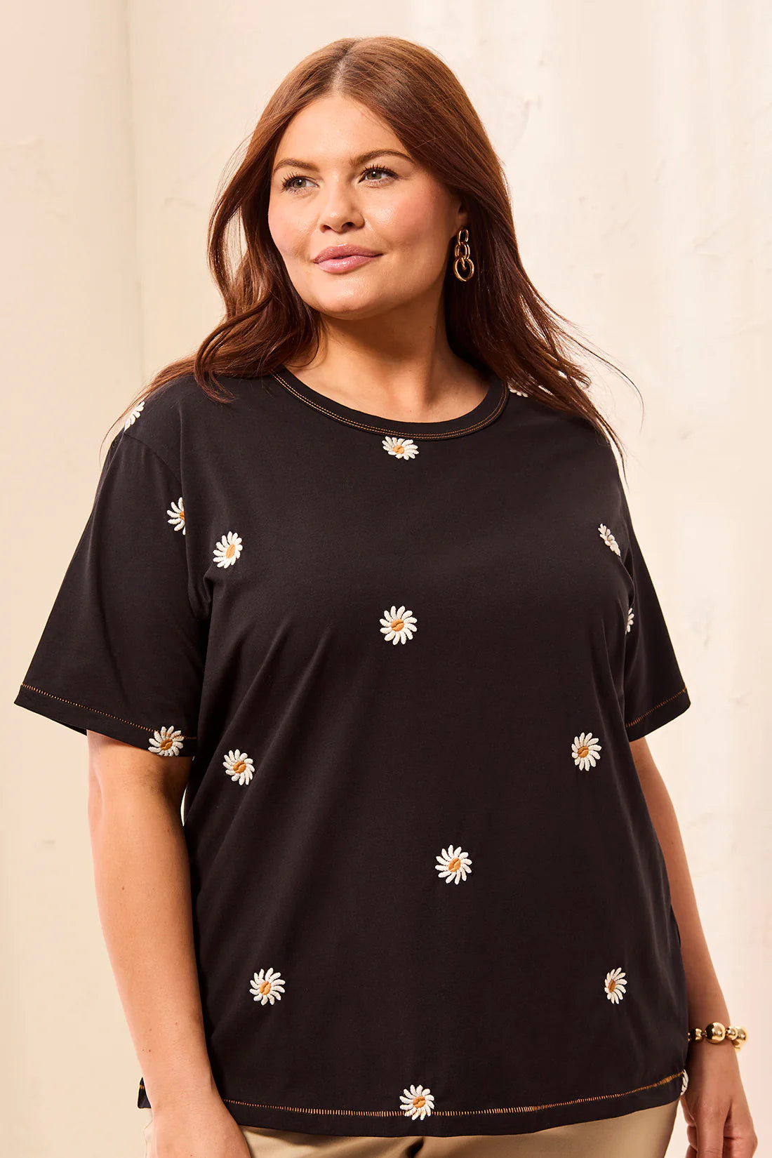Tribal Crew Neck Top