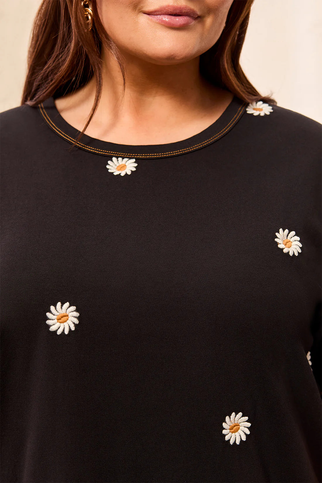 Tribal Crew Neck Top
