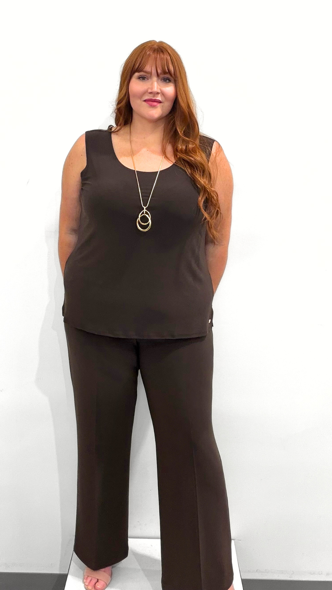 Joseph Ribkoff Wide Leg Pull On Pant