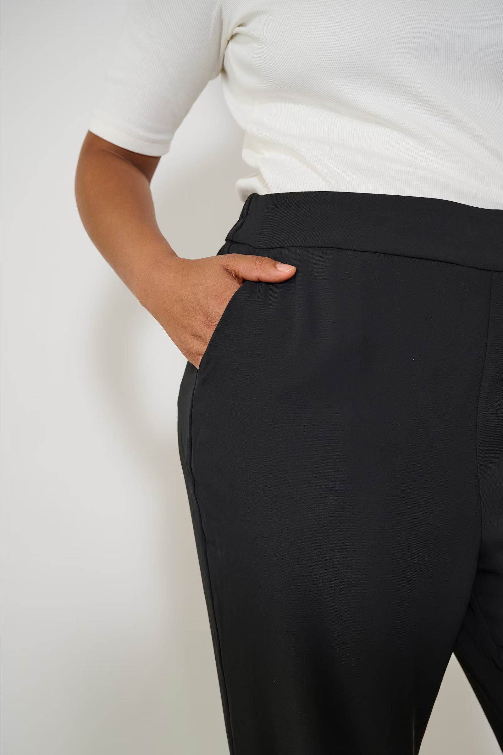 Kaffe Curve Signe High Waisted Wide Pant