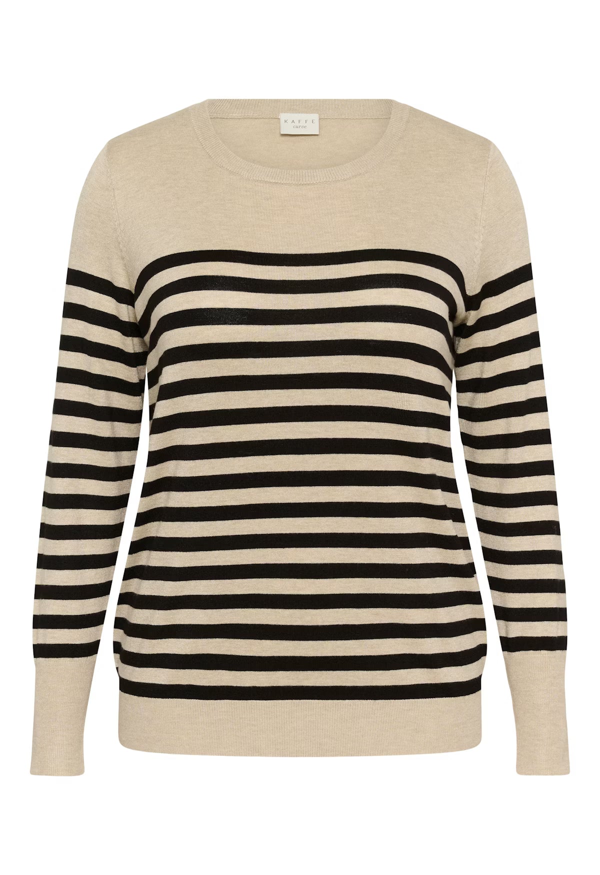 Kaffe Curve Lizzy Striped Knit Pullover