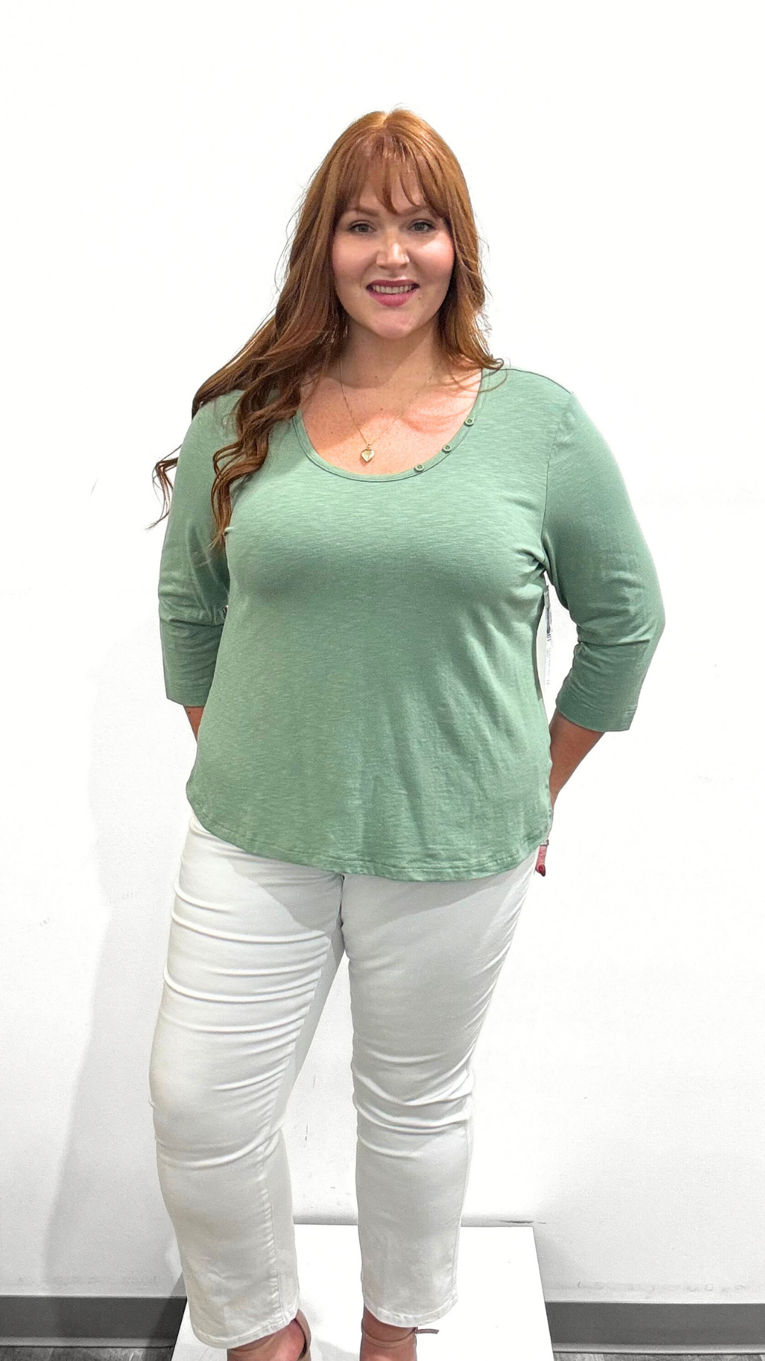 Tribal Scoop Neck Top