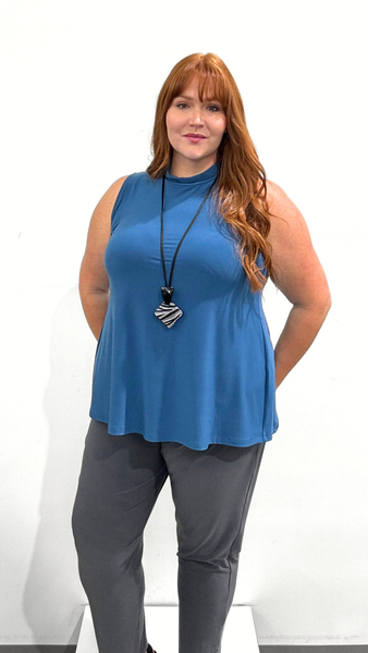 Sympli Mock Neck Top