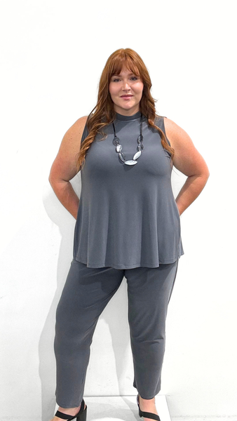Sympli Mock Neck Top