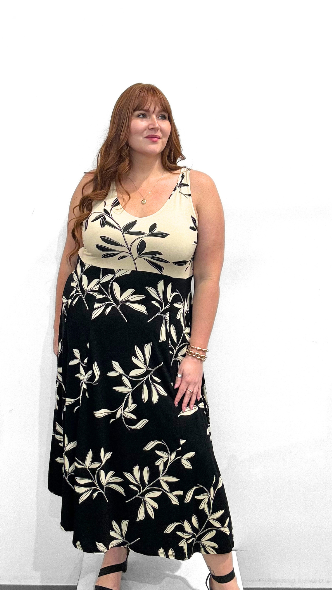 Tribal Sleeveless Combo Dress