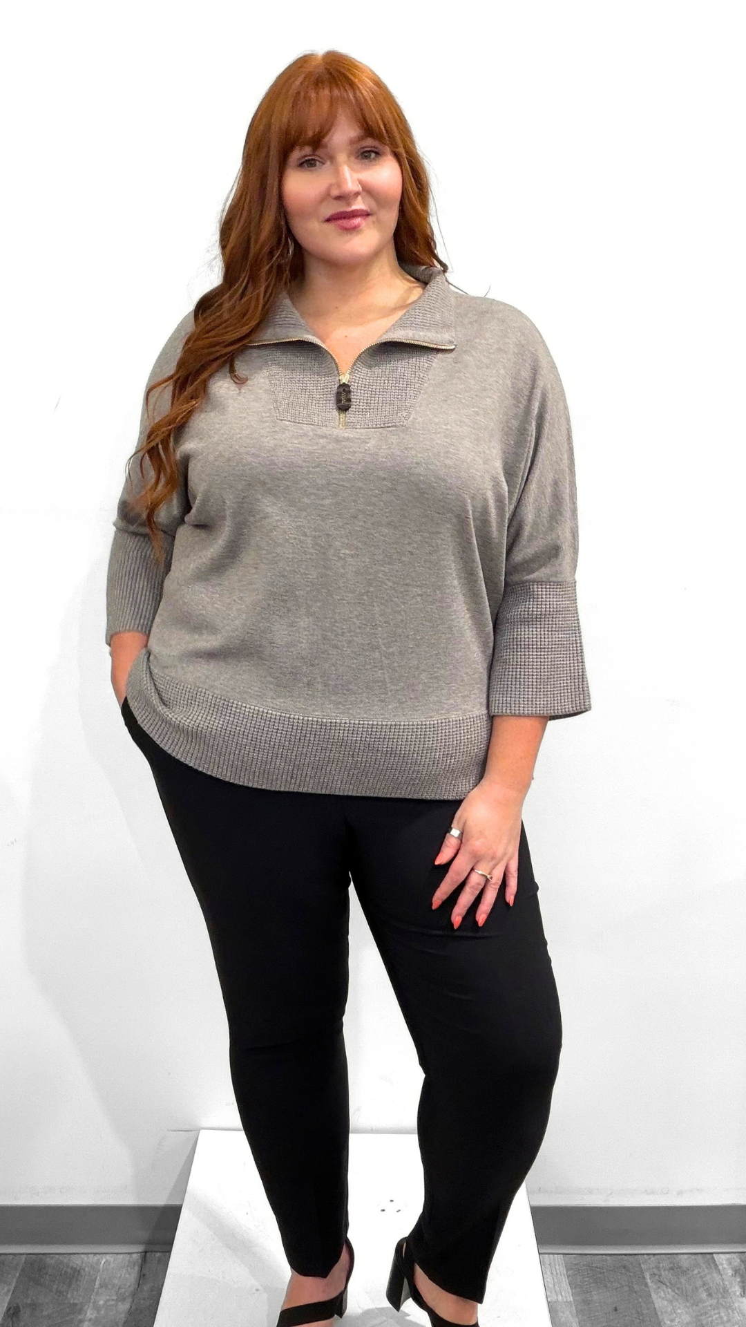 Joseph Ribkoff Funnel Neck Sweater