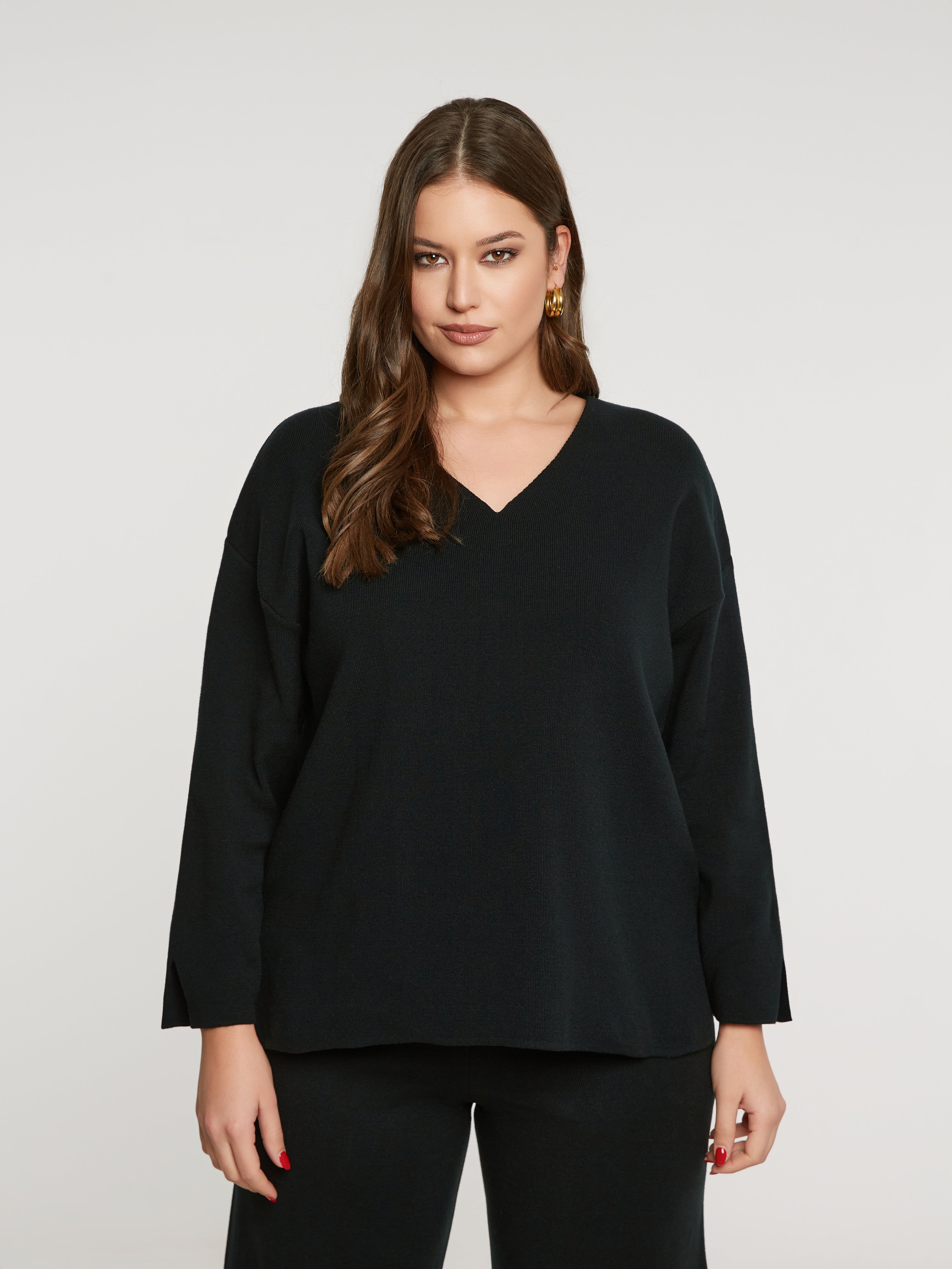 Mat V-Neck Sweater