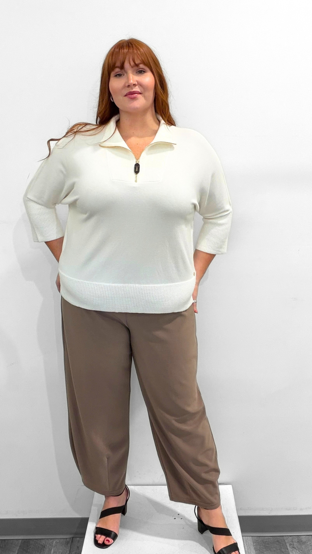 Joseph Ribkoff Funnel Neck Sweater