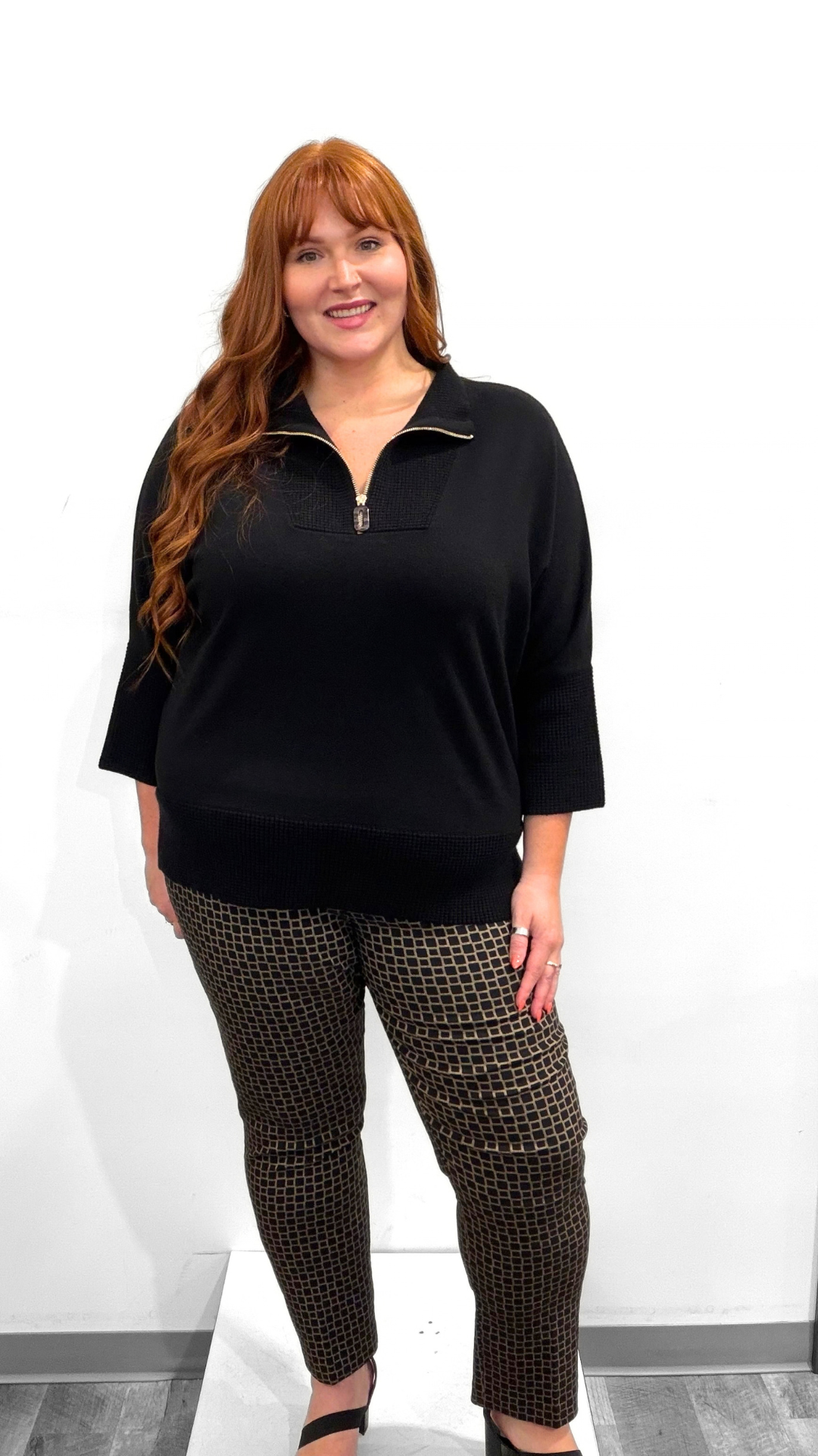 Joseph Ribkoff Funnel Neck Sweater