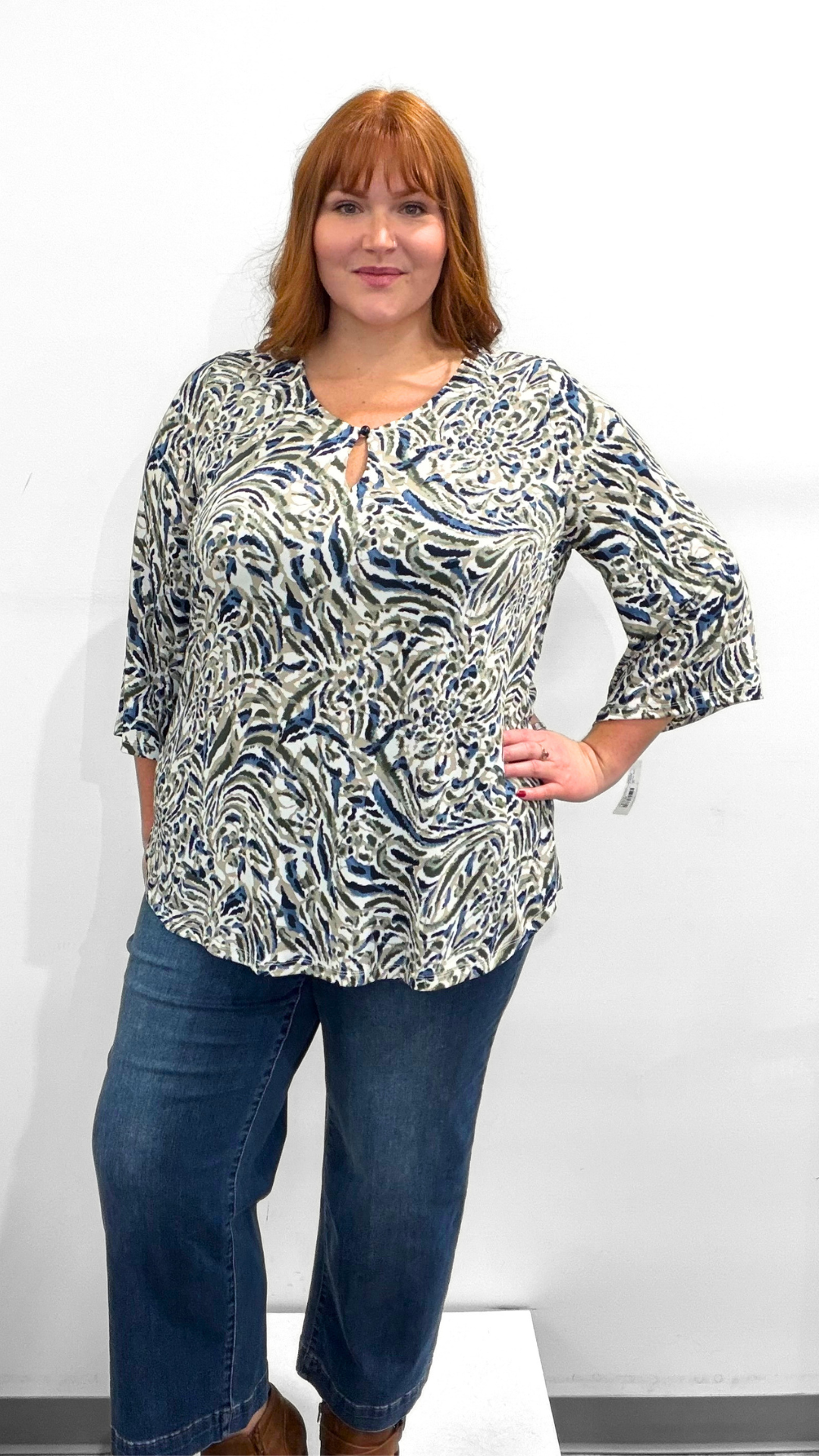 Revolution Key Hole Blouse
