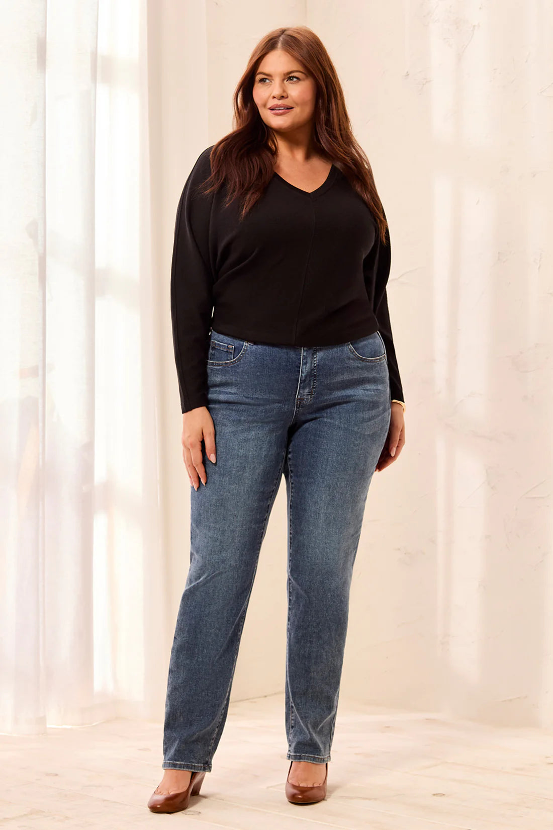 Tribal Sophia Straight Jeans