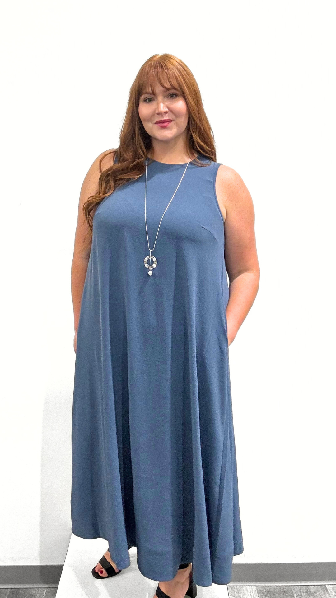 Mat Long Slip Dress