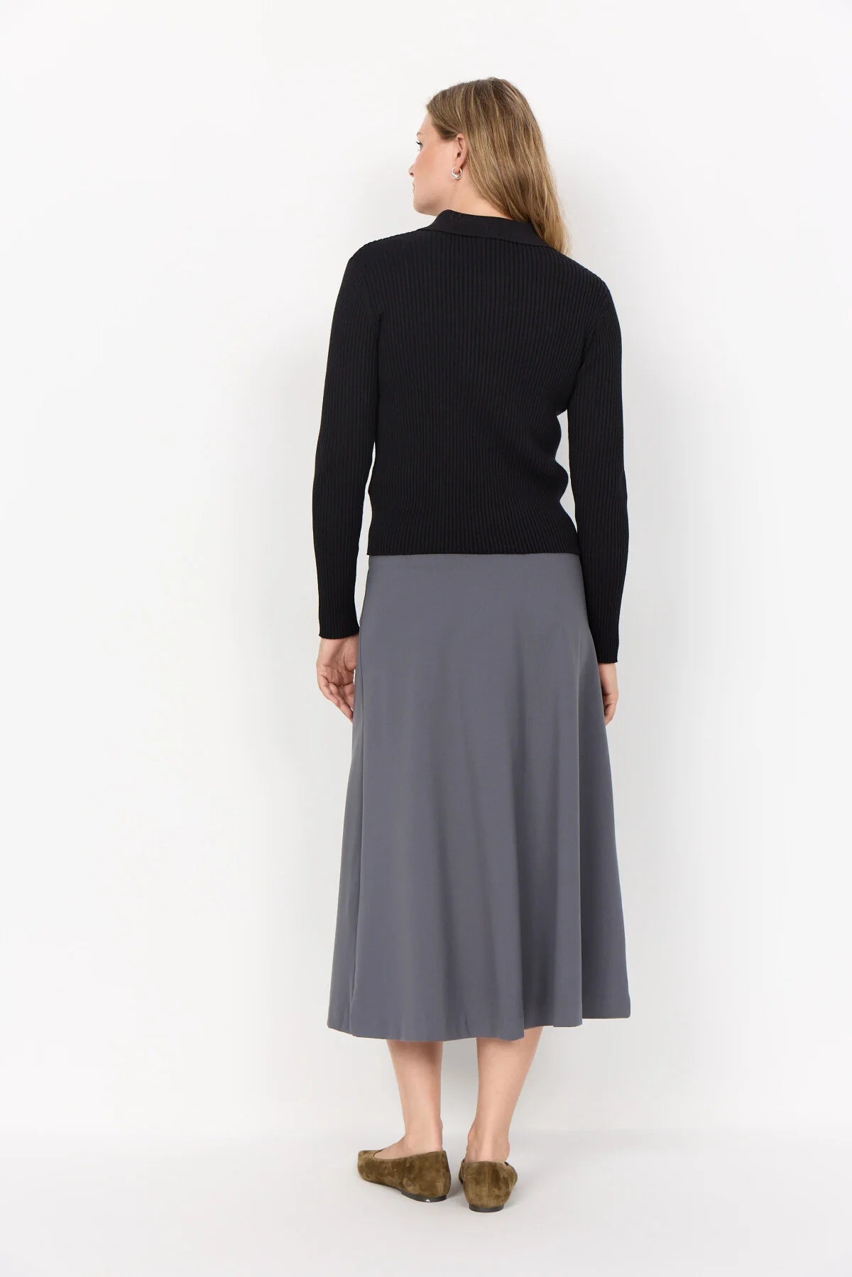 Wasabi Joeline 3 Rib Zip Sweater