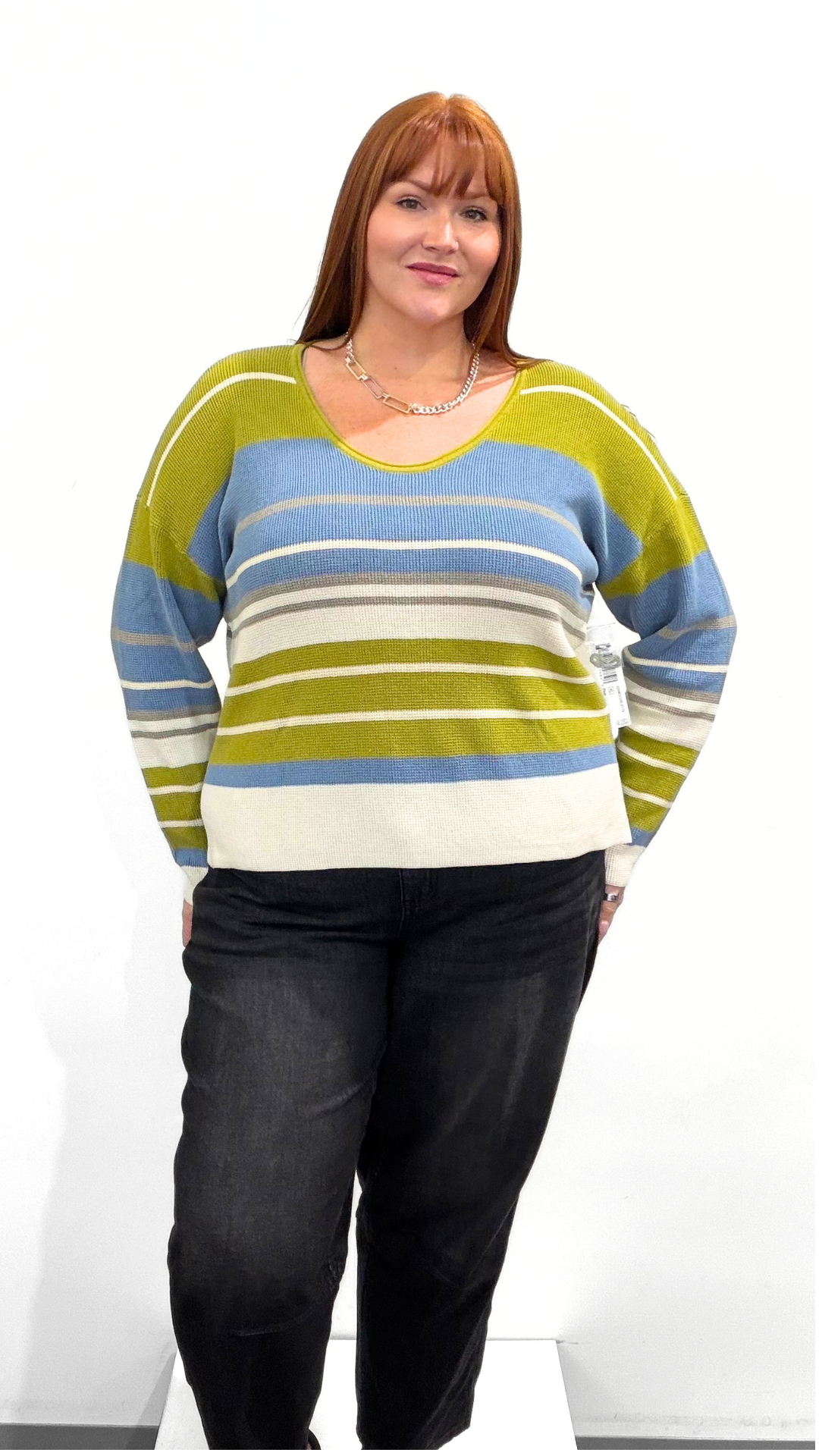 Tribal U-Neck Sweater