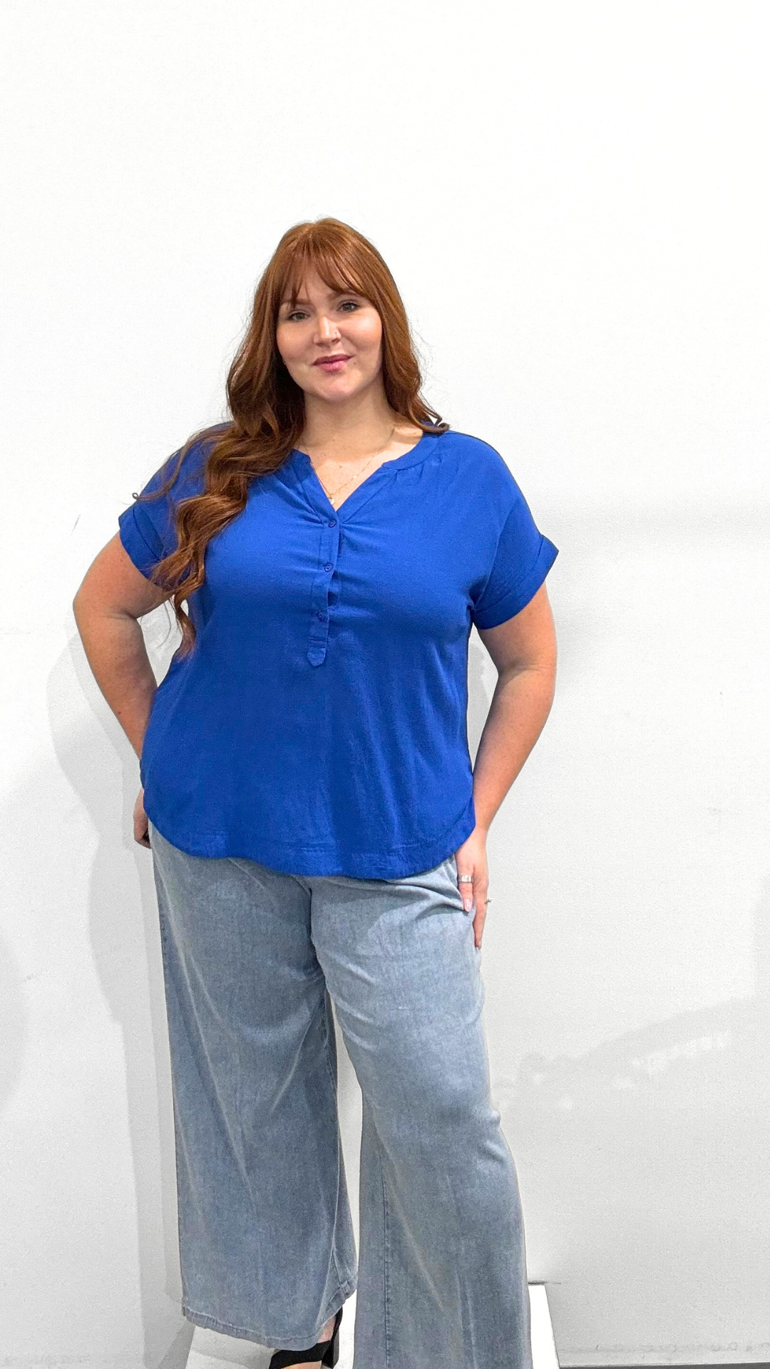 Orientique V-Neck Top