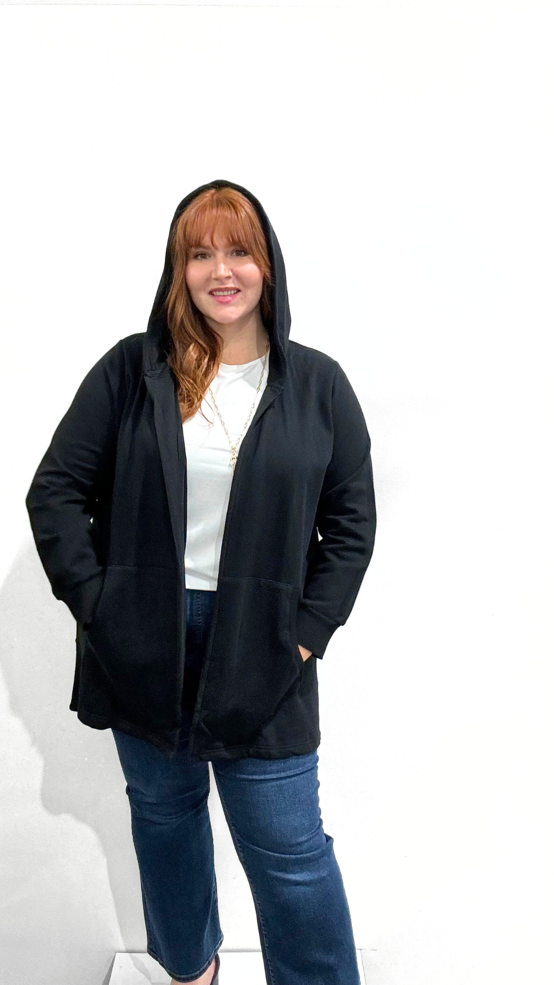 Orientique Hooded Cardigan