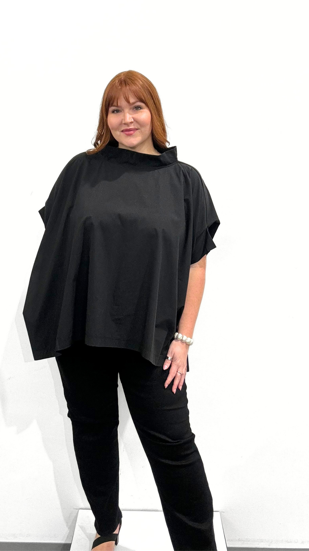 Tirelli Statement Neck Tunic