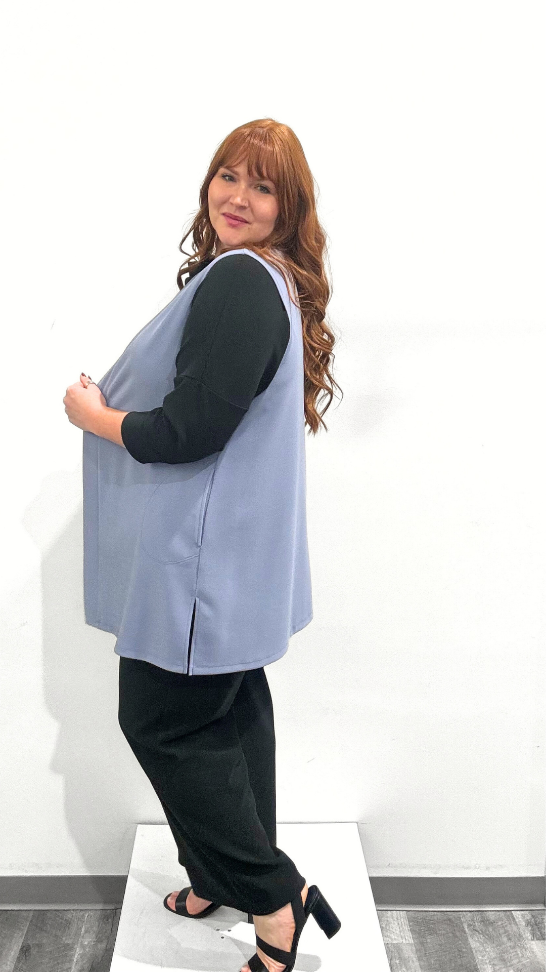 Sympli Soffio Crepe Carefree Vest