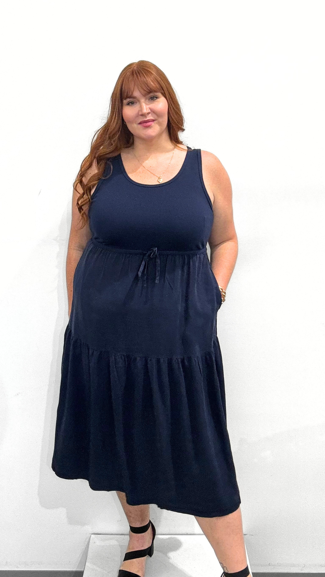 Tribal Mix Media Dress