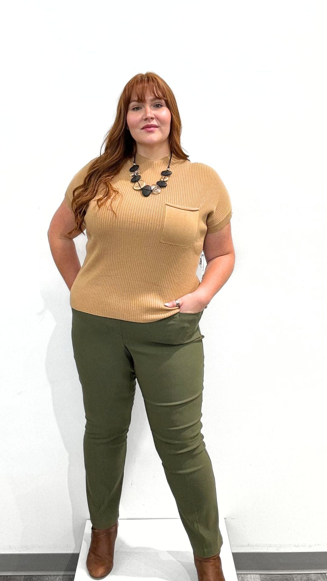 Tribal Short Sleeve Dolman Sweater